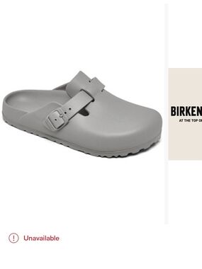 Birkenstock EVA Boston Clog - Light Gray